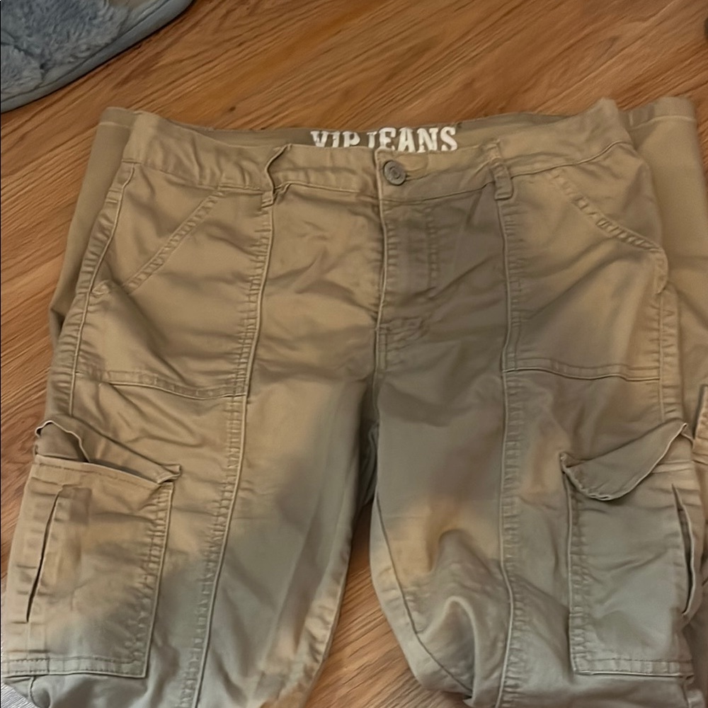 VIP Tan Cargo Pants with Relaxed Fit